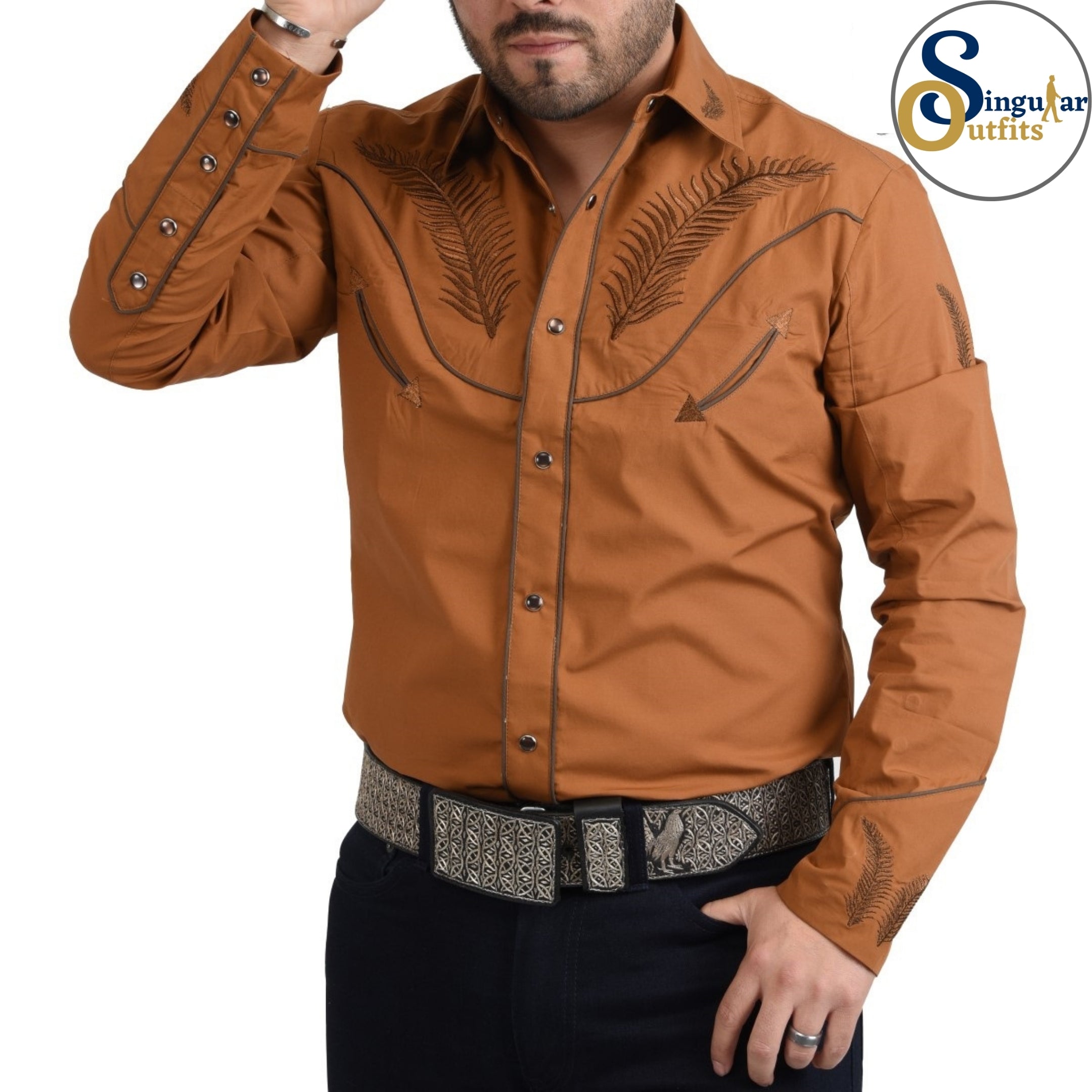 Camisa Vaquera Bordada SO WD0855