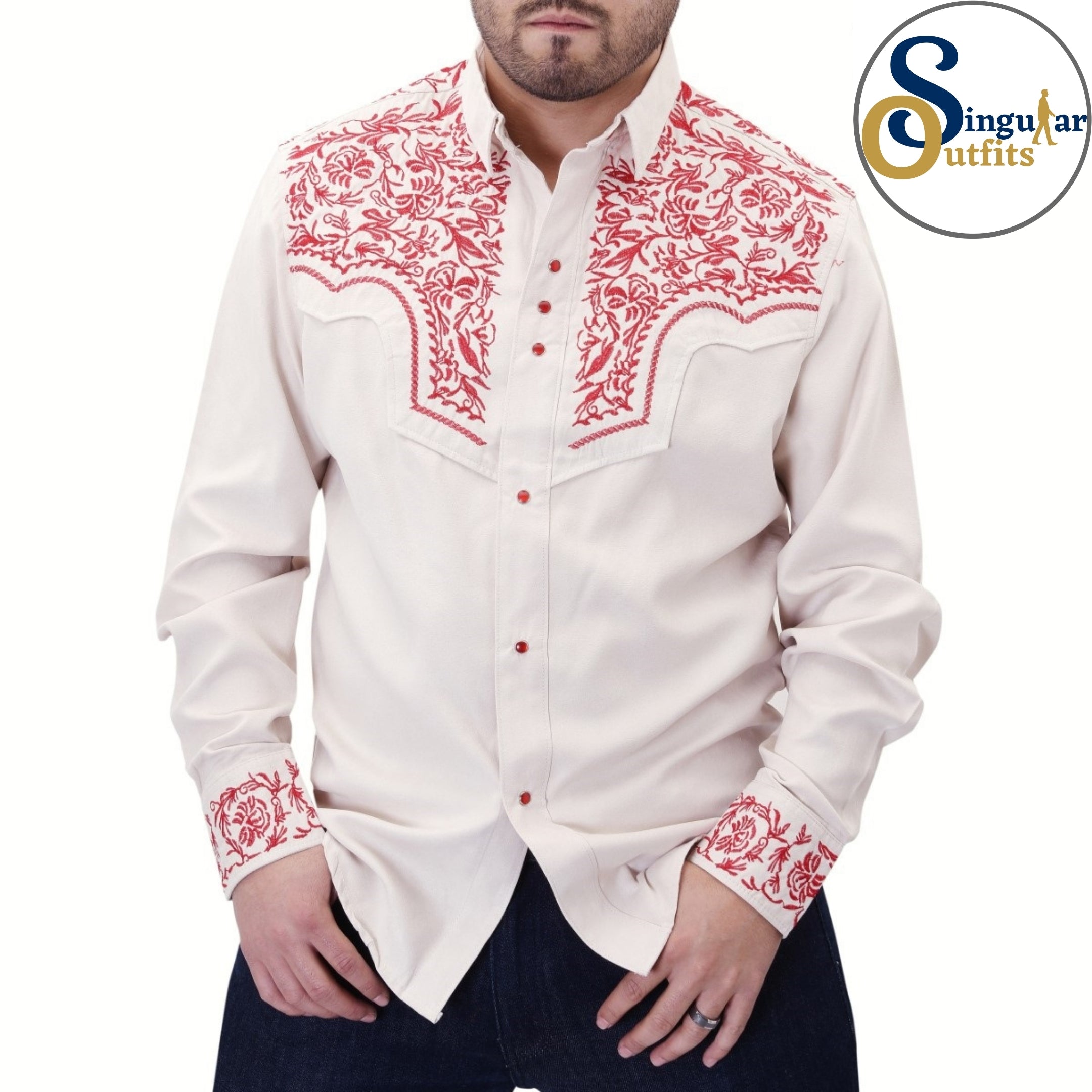 Camisa Bordada SO WD0958 Singular Outfits