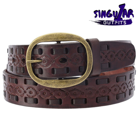 TM-10384 Leather Belt | Cinturon de Piel