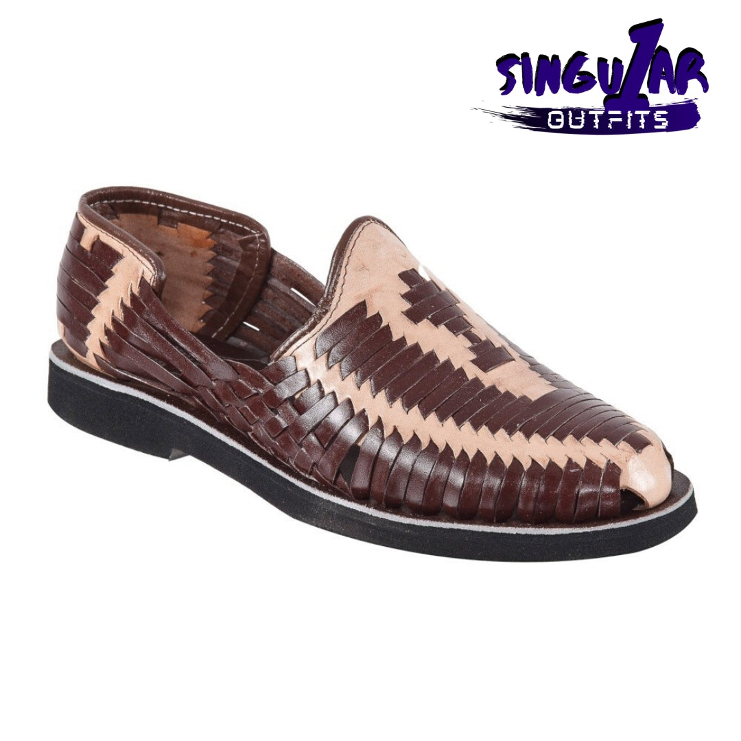 TM-31264  Zapatos Tejidos Mexicanos de hombres Huaraches men's Mexican handwoven shoes Singular Outfits